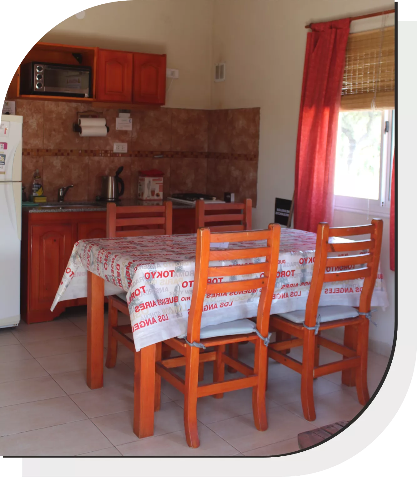 Comedor de la cabaña